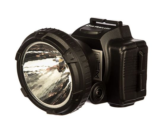 Налобный аккумуляторный фонарь 220В, черный, 0.5Вт LED, 2 режима Ultraflash LED5366 11649 