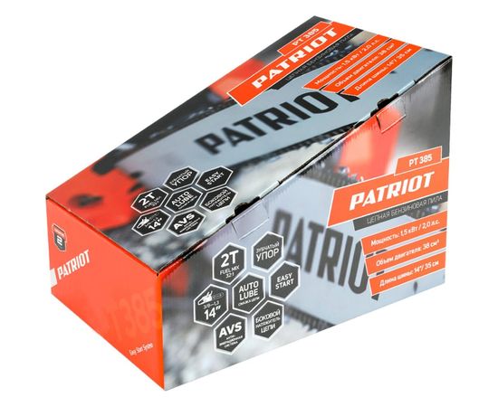 Цепная бензиновая пила PATRIOT PT 385 220103850 – изображение 2