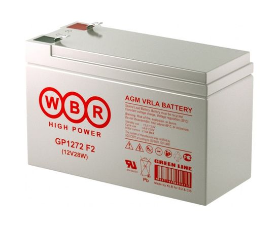 Аккумулятор GP1272(28W) для И��П WBR GP 1272F2(28W)WBR – изображение 3