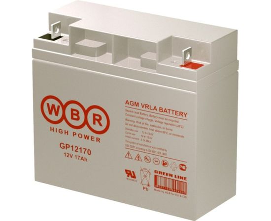 Аккумулятор GP12170 для ИБП WBR GP12170WBR – изображение 3
