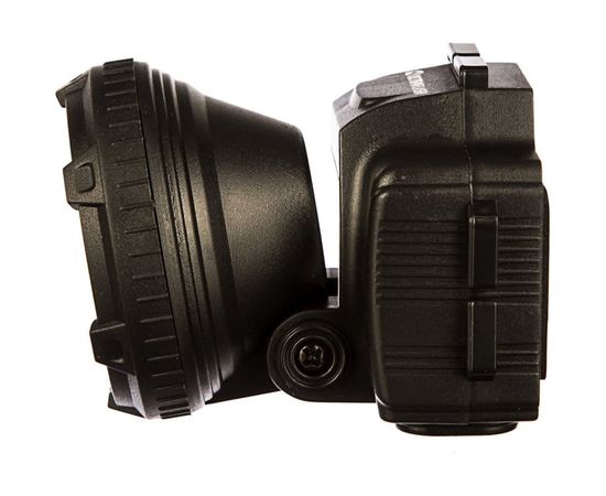 Налобный аккумуляторный фонарь 220В, черный, 0.5Вт LED, 2 режима Ultraflash LED5366 11649 – изображение 3