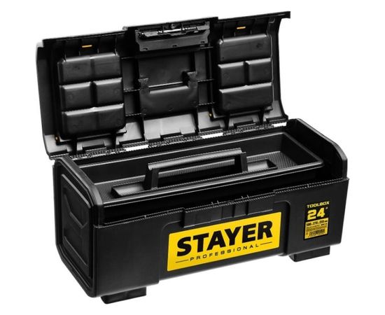 Ящик для инструмента STAYER TOOLBOX-24 пластиковый, Professional 38167-24 – изображение 3