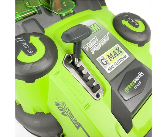 Аккумуляторная газонокосилка Greenworks Twin Force G40LM49DB 2500207 – изображение 8
