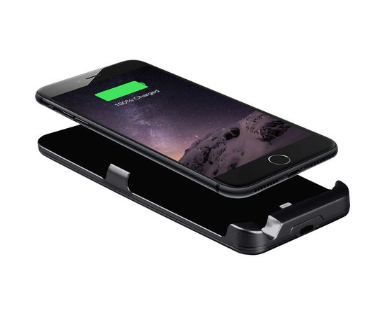 Чехол-аккумулятор Interstep для iPhone 8Plus/7Plus/6Plus+8п каб 5000мАч матовый черный, B210, 51732 – изображение 5