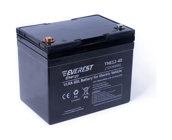 Тяговая аккумуляторная батарея EVEREST Energy TNE 12-40 – изображение 2