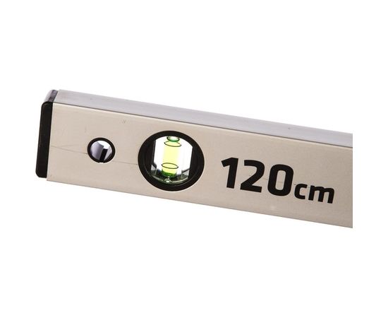 Алюминиевый анодированный уровень Topex 1200 мм 3 глазка 29C305 – изображение 2