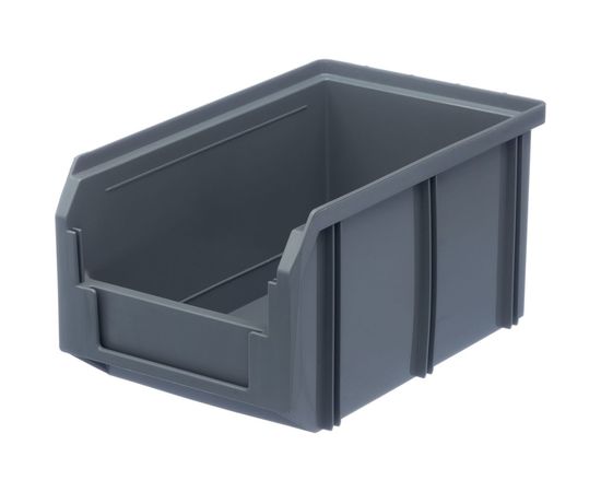 Пластиковый ящик СТЕЛЛА-ТЕХНИК 234х149х121мм, комплект 6 штук, V-2-К6-серый – изображение 3
