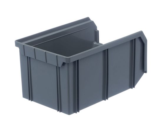 Пластиковый ящик СТЕЛЛА-ТЕХНИК 234х149х121мм, комплект 6 штук, V-2-К6-серый – изображение 2