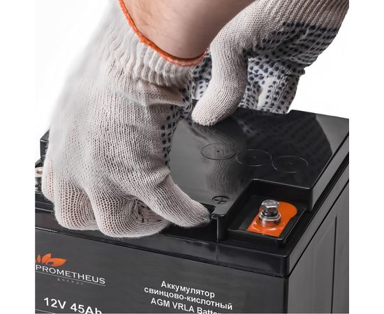 Батарея аккумуляторная Prometheus (45 Ач; 12 В) Prometheus energy PE1245L – изображение 3