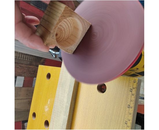 Насадка твердая для УШМ (125х5 мм) с переходником на дрель Vertextools 77 – изображение 8