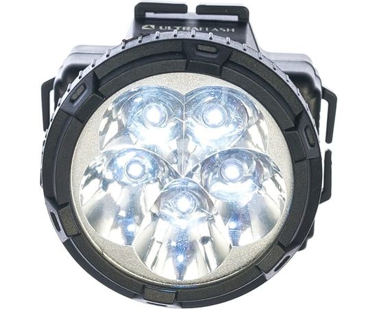 Налобный аккумуляторный фонарь Ultraflash LED5365220В, черный, 5 LED, 2 режима 11648 – изображение 7