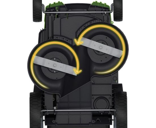 Аккумуляторная газонокосилка Greenworks Twin Force G40LM49DB 2500207 – изображение 4