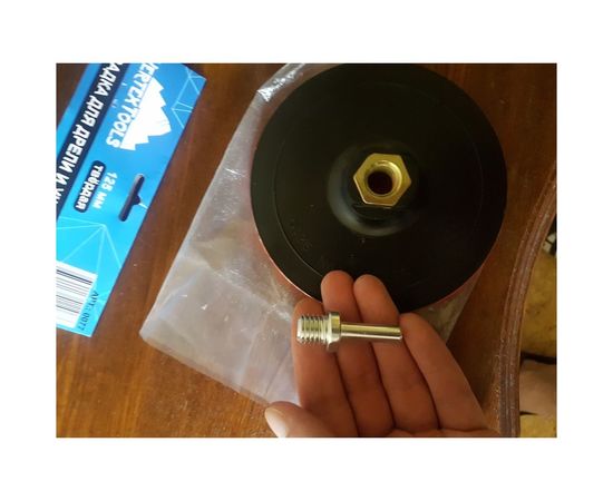 Насадка твердая для УШМ (125х5 мм) с переходником на дрель Vertextools 77 – изображение 9