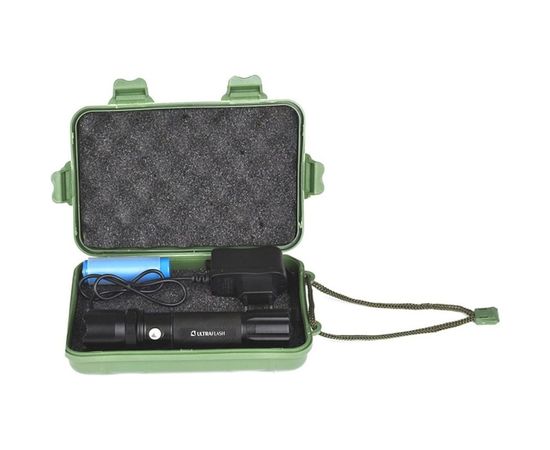 Аккумуляторный фонарь Ultraflash E145 220В, черный, CREE 1 Вт, 3 режима, 18650, бокс 12352 – изображение 13
