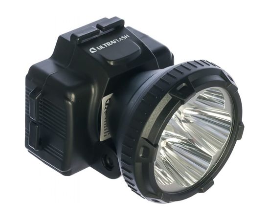 Налобный аккумуляторный фонарь Ultraflash LED5365220В, черный, 5 LED, 2 режима 11648 – изображение 4