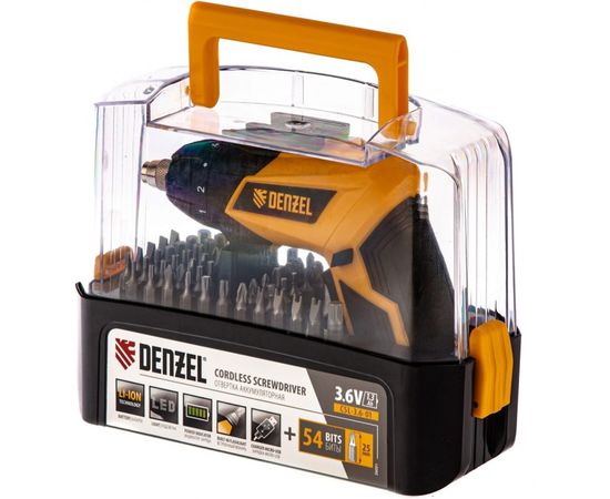 Аккумуляторная отвертка DENZEL CSL-36-01 26001 – изображение 3