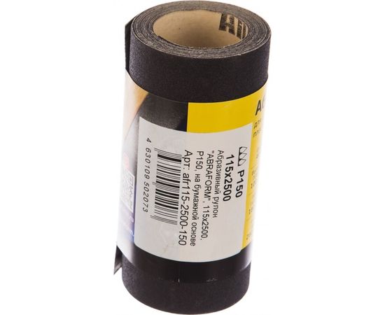 Рулон абразивный БУМ (115x2500 мм; P150) ABRAFORM afr115-2500-150 