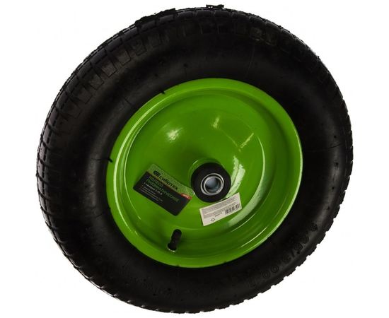 Колесо пневматическое (3.25/3-8; длина оси 90 мм; подшипник 16 мм) СИБРТЕХ 68973 