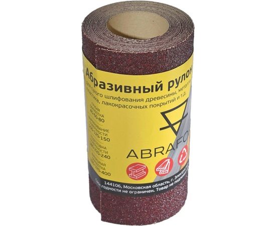 Рулон абразивный БУМ (115х2500 мм; P60) ABRAFORM afr115-2500-060 