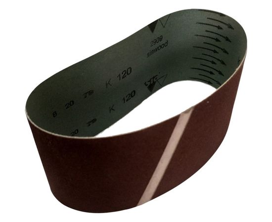 Лента шлифовальная абразивная бесконечная (75x457 мм; Р120) ABRAFORM AFL-457-120 