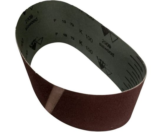Лента шлифовальная абразивная бесконечная (75x457 мм; Р100) ABRAFORM AFL-457-100 