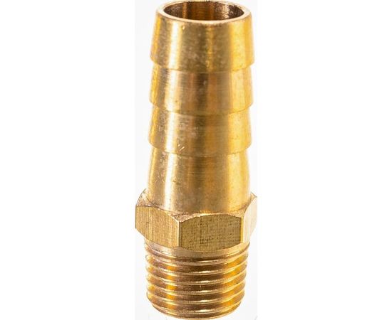 Штуцер пневматический (1/4M - елочка 12 мм) ЭВРИКА ER-MH04/08:127 