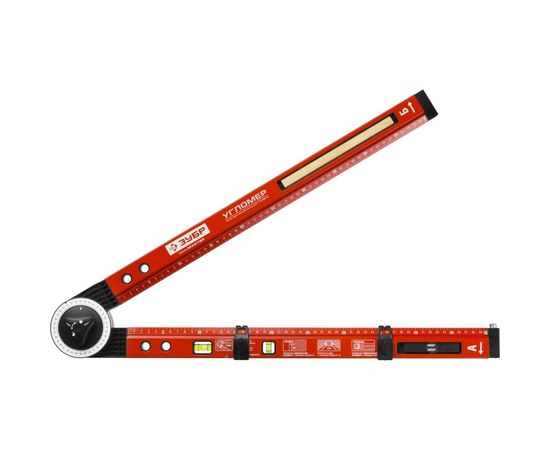 Складной уровень-угломер 500 мм ЗУБР МАСТЕР 34740 