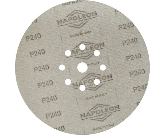 Шлифовальный круг на липучке ABRAFORM Giraffe GOLD 225 мм, 9 отв., Р240 AF-GG-240 – изображение 6