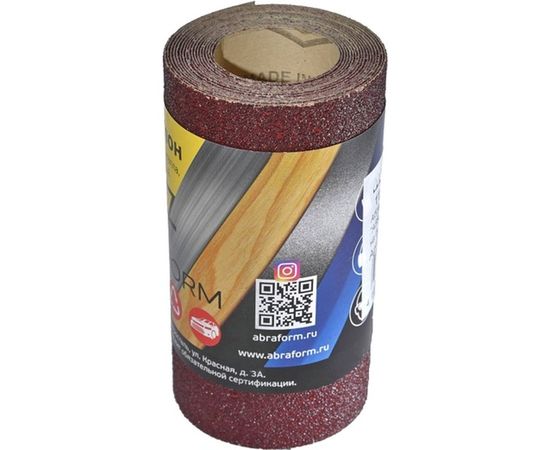 Рулон абразивный БУМ (115x2500 мм; P80) ABRAFORM afr115-2500-080 – изображение 3