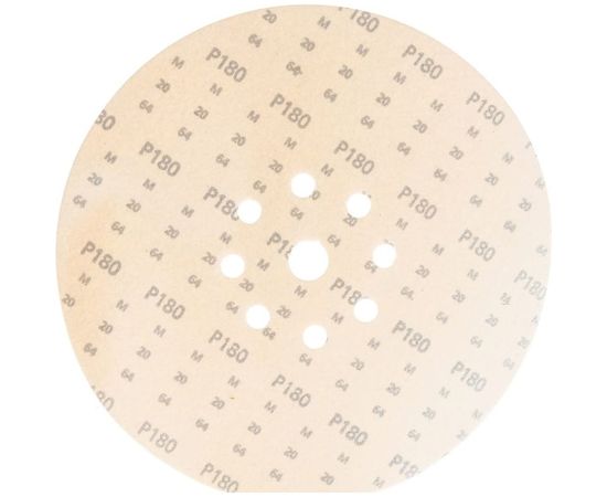 Шлифовальный круг на липучке ABRAFORM Giraffe GOLD 225 мм, 9 отв., Р180 AF-GG-180 – изображение 2