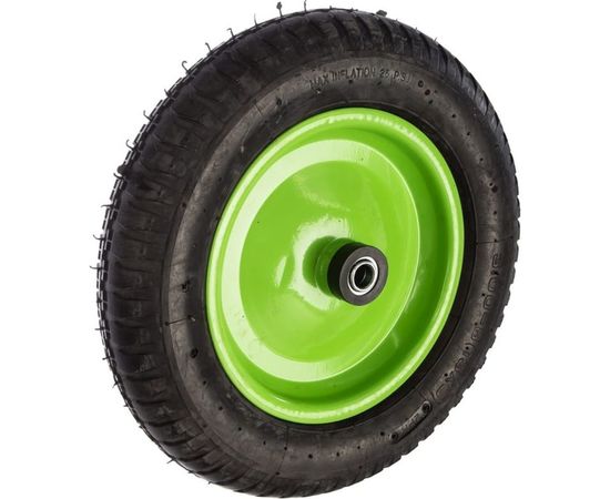 Колесо пневматическое 3,00-8, длина оси 90 мм ,подшипник 16 мм СИБРТЕХ 68971 – изображение 3