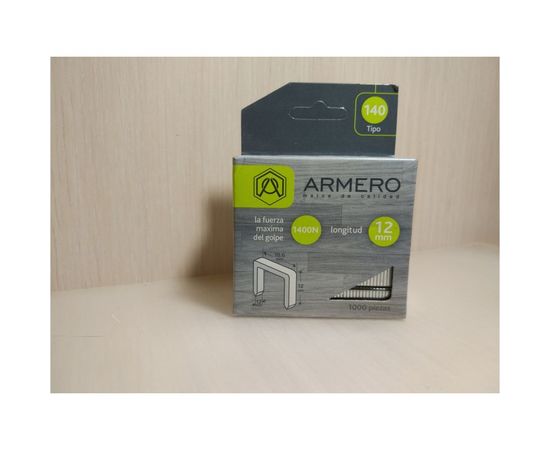 Скобы (1000 шт; 12 мм; тип 140) для степлера ARMERO A312/013 – изображение 2