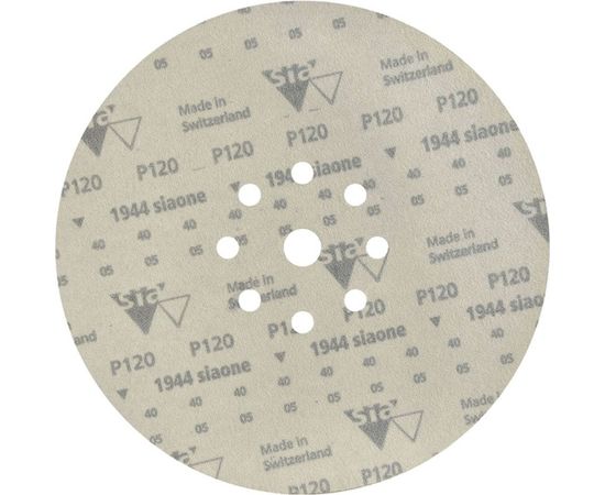 Шлифовальный круг на липучке ABRAFORM Giraffe ONE 225 мм, 9 отв., Р120 AF-GO-120 – изображение 2