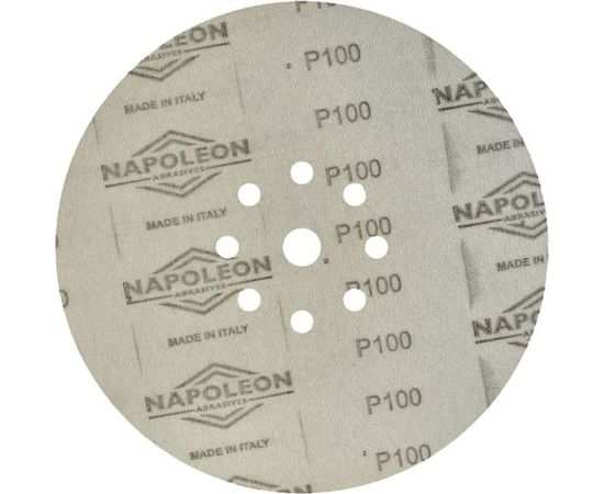 Шлифовальный круг на липучке ABRAFORM Giraffe GOLD 225 мм, 9 отв., Р100 AF-GG-100 – изображение 2