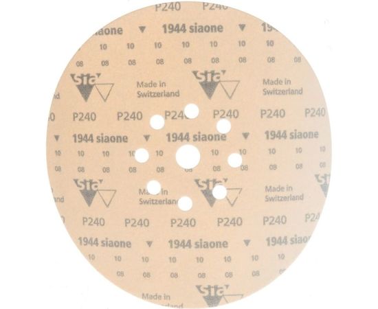 Шлифовальный круг на липучке ABRAFORM Giraffe ONE 225 мм, 9 отв., Р240 AF-GO-240 – изображение 2