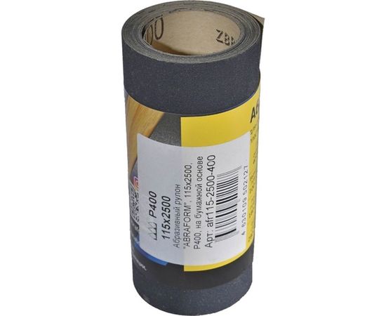 Рулон абразивный БУМ (115x2500 мм; P400) ABRAFORM afr115-2500-400 – изображение 8