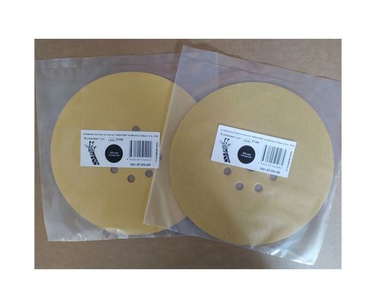 Шлифовальный круг на липучке ABRAFORM Giraffe GOLD 225 мм, 9 отв., Р240 AF-GG-240 – изображение 5