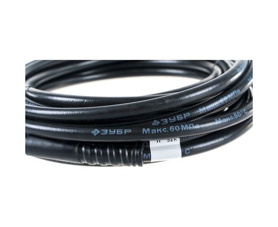 Шланг высокого давления для мини моек (70-225 Атм; 10м) для пистолета 375 серии Зубр 70411-375-10 – изображение 3