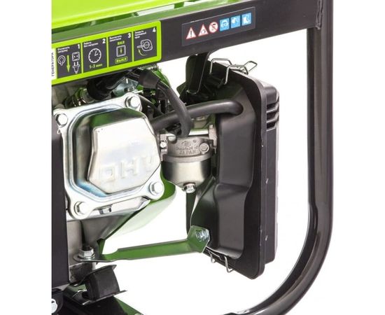 Бензиновый генератор 3,2 кВт, 230В, 4-х такт., 15 л, ручной стартер СИБРТЕХ БС-3500 94544 – изображение 10