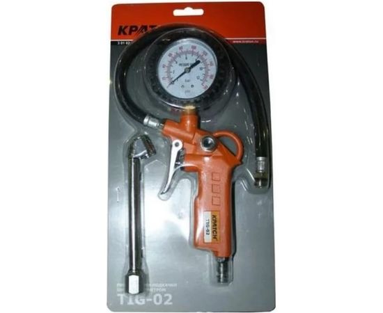 Пистолет с манометром для подкачки шин Кратон TIG-02 3 01 02 035 – изображение 5
