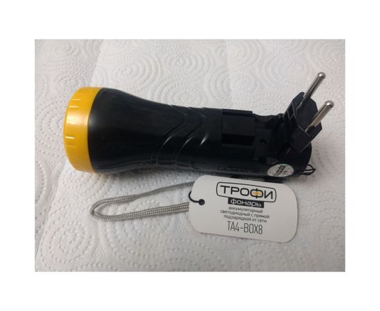 Аккумуляторный фонарь Трофи TA4box8 4V0.5Ah, 4xLED, промобокс Б0004985 – изображение 5