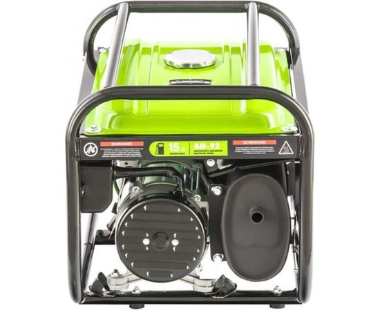 Бензиновый генератор 3,2 кВт, 230В, 4-х такт., 15 л, ручной стартер СИБРТЕХ БС-3500 94544 – изображение 6