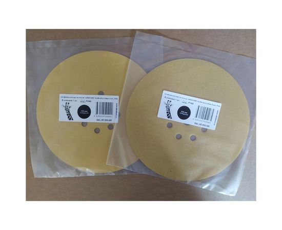 Шлифовальный круг на липучке ABRAFORM Giraffe GOLD 225 мм, 9 отв., Р240 AF-GG-240 – изображение 3