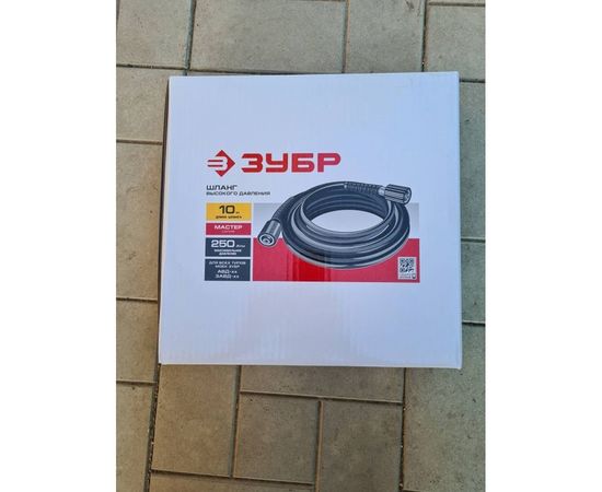 Шланг высокого давления для мини моек (70-225 Атм; 10м) для пистолета 375 серии Зубр 70411-375-10 – изображение 11