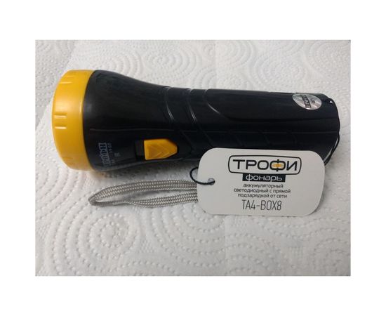 Аккумуляторный фонарь Трофи TA4box8 4V0.5Ah, 4xLED, промобокс Б0004985 – изображение 3