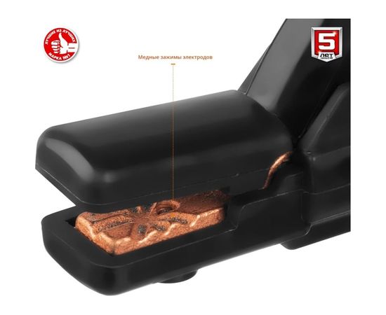 Инверторный сварочный аппарат Зубр 220 А, СА-220 – изображение 4