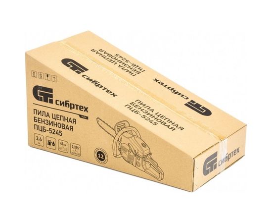 Бензиновая цепная пила СИБРТЕХ ПЦБ-5245 95204 – изображение 10