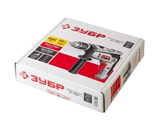 Ударная дрель Зубр МАСТЕР ДУ-550 ЭР – изображение 3