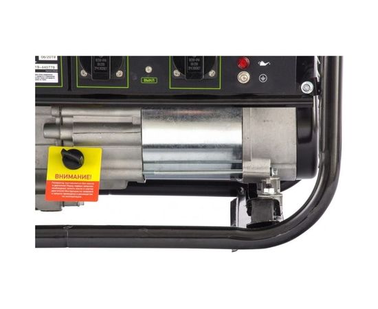 Бензиновый генератор 3,2 кВт, 230В, 4-х такт., 15 л, ручной стартер СИБРТЕХ БС-3500 94544 – изображение 4