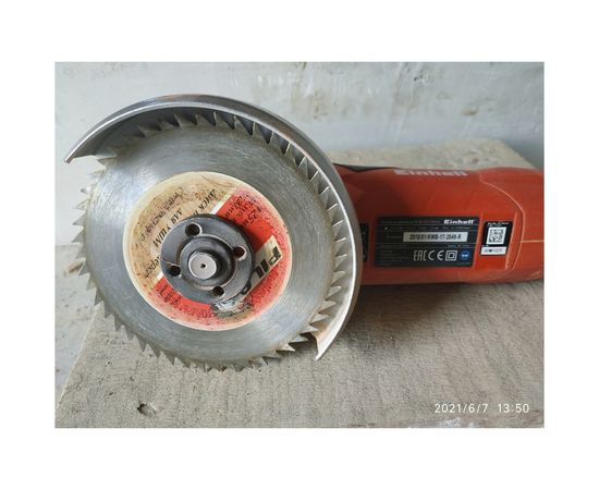 Угловая шлифмашина EINHELL TE-AG 125/750 Kit 4430885 – изображение 8